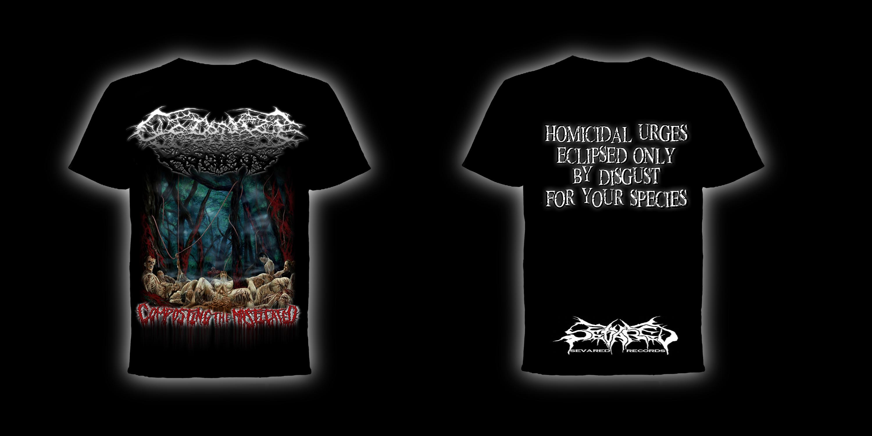 COLONIZE THE ROTTING- Composted T-SHIRT LARGE